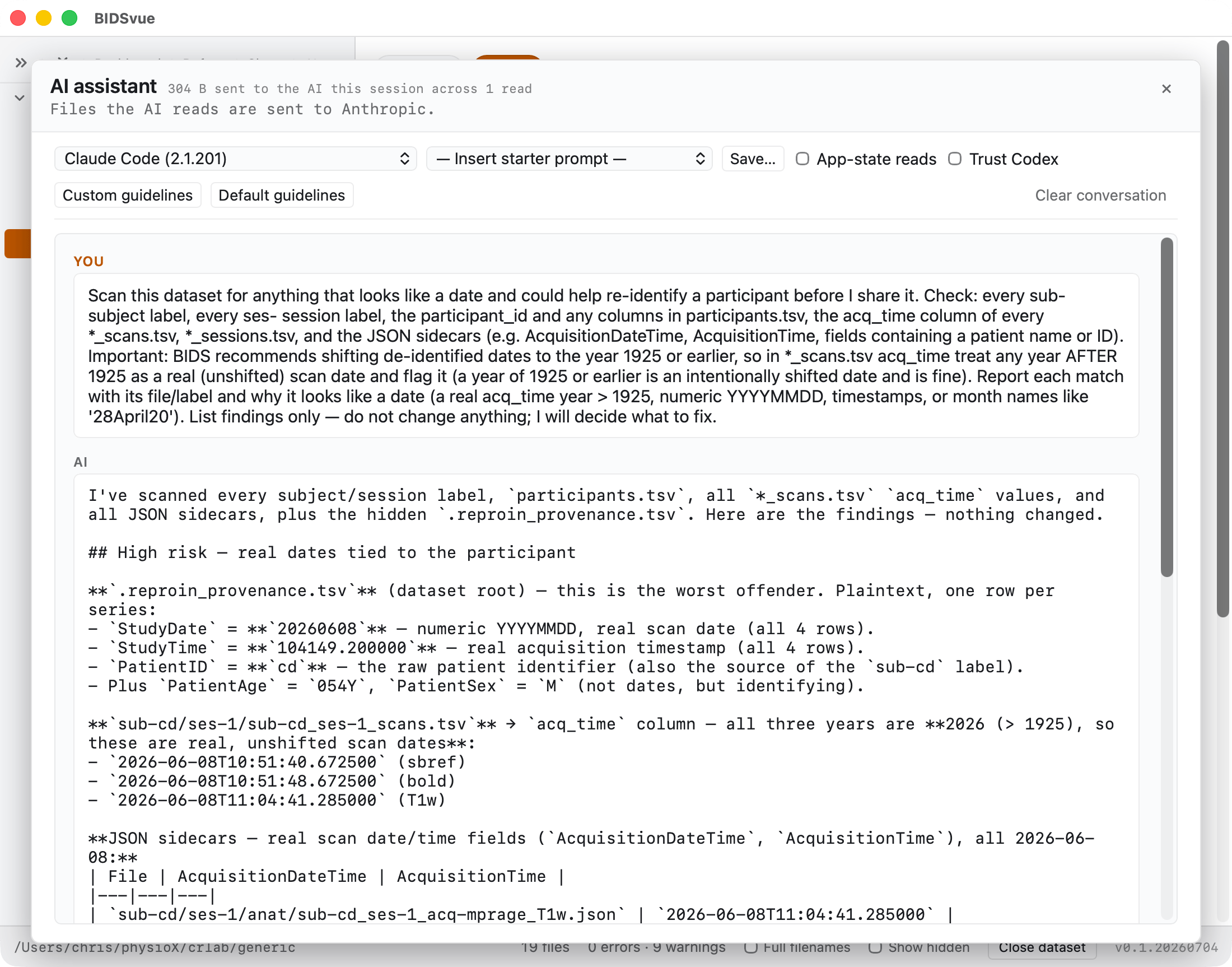 Using AI to refine datasets.